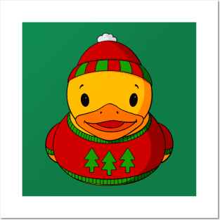 Winter Rubber Duck Posters and Art